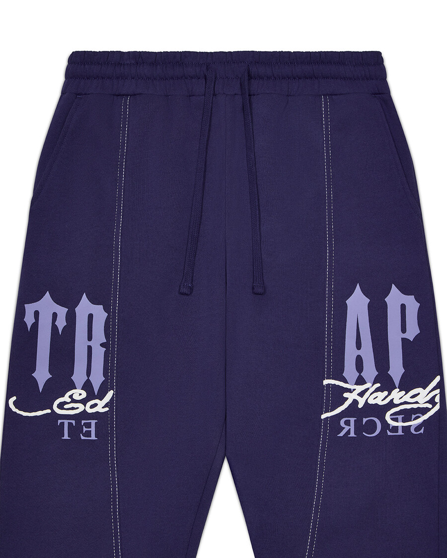 trapstar x ed hardy dbd jogger – marineblau
