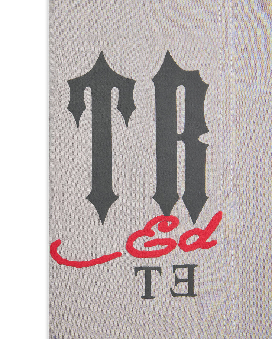 trapstar x ed hardy dbd jogger – grau