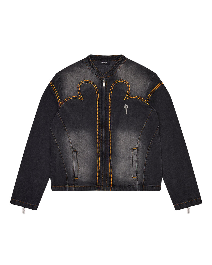 irongate t-panel-jeansjacke – verwaschenes schwarz*