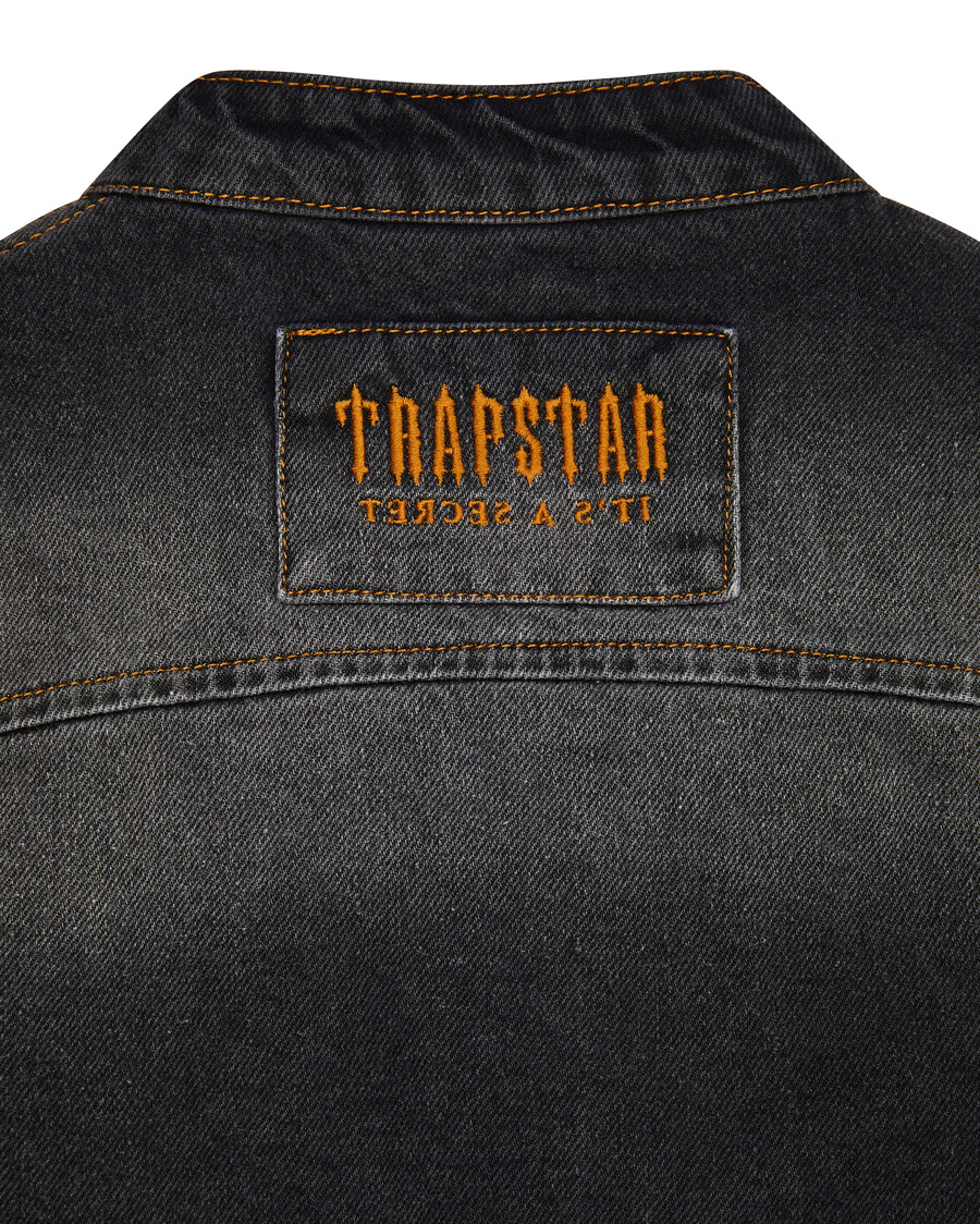 irongate t-panel-jeansjacke – verwaschenes schwarz*