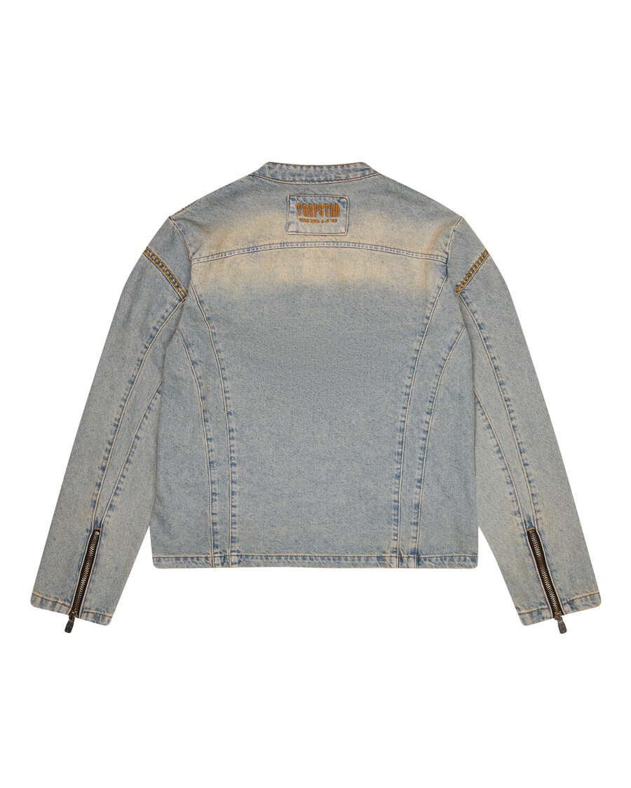 irongate denim motocross-jacke - sandblau*