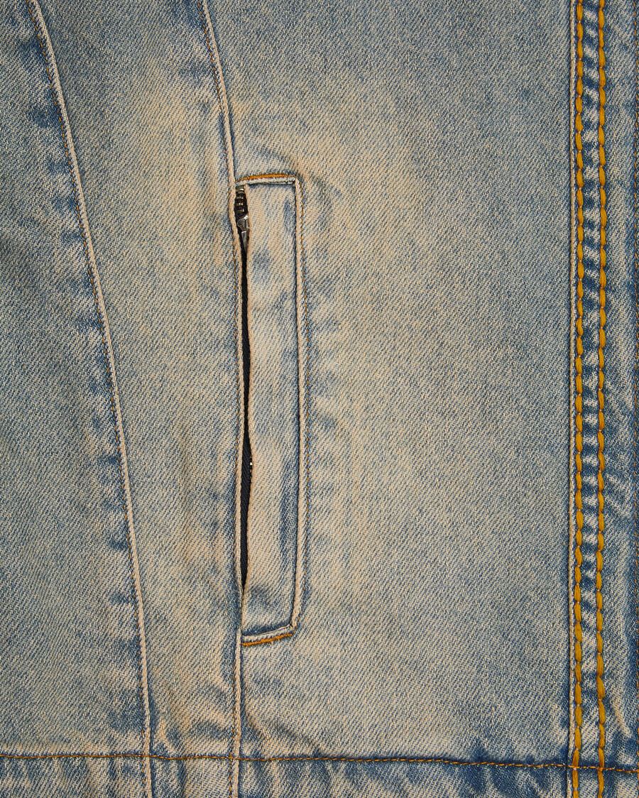irongate denim motocross-jacke - sandblau*
