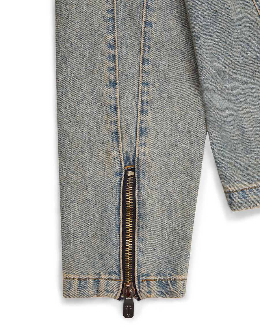 irongate denim motocross-jacke - sandblau*