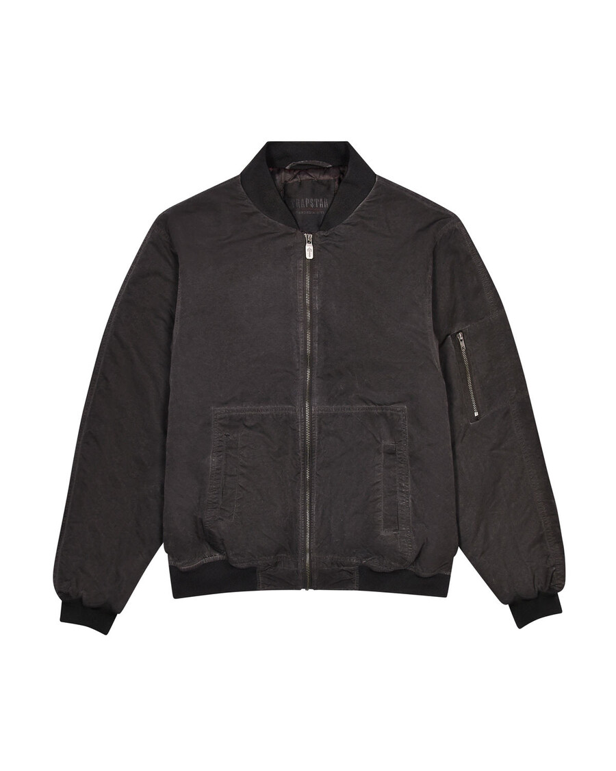 trapstar x ed hardy bomber – schwarz