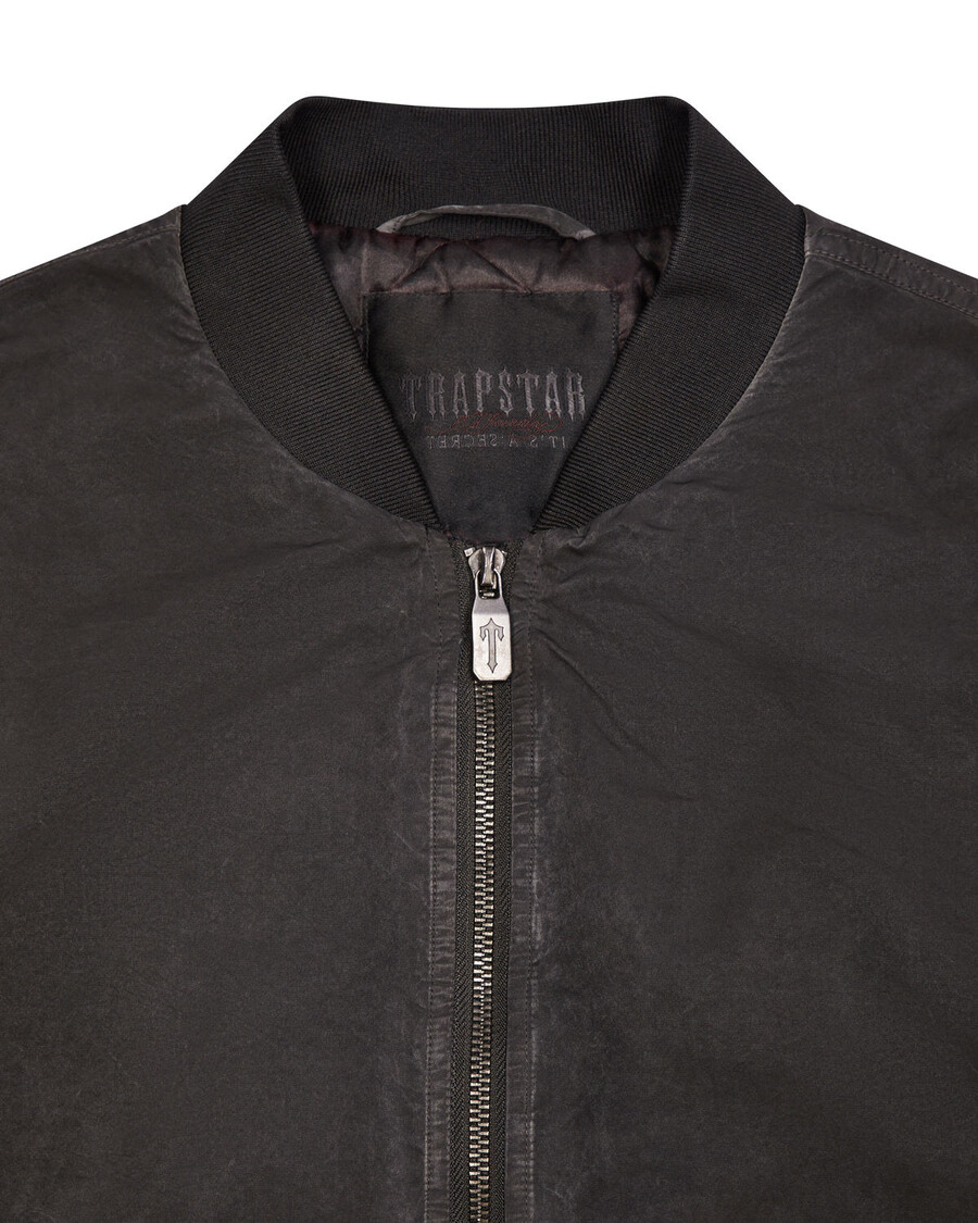trapstar x ed hardy bomber – schwarz