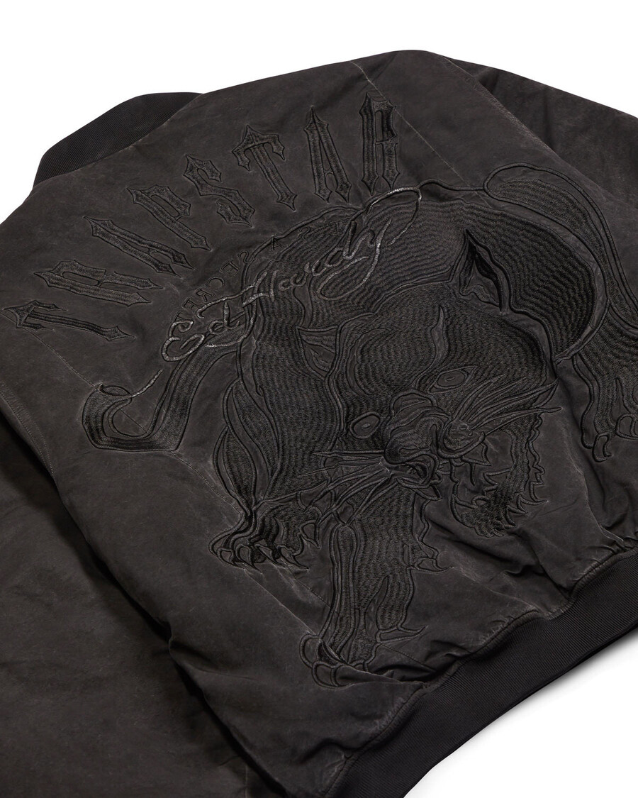 trapstar x ed hardy bomber – schwarz