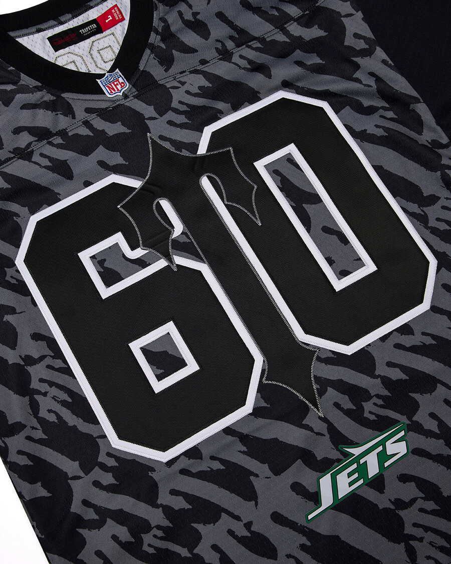 60-jähriges jubiläum – trapstar x nfl jets legacy jersey – schwarz