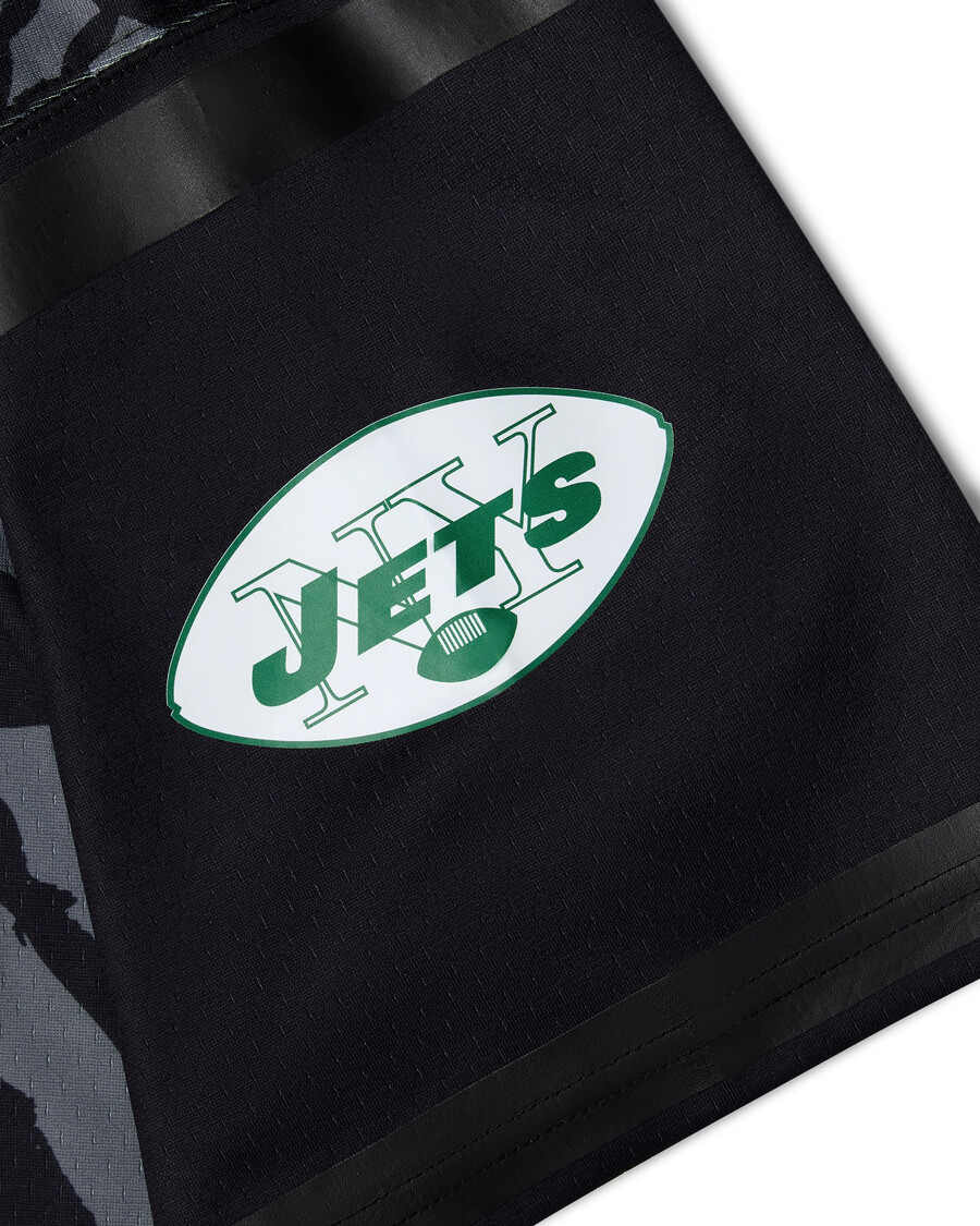60-jähriges jubiläum – trapstar x nfl jets legacy jersey – schwarz