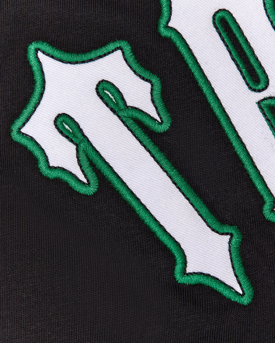trapstar x nfl jets irongate logo t-shirt – schwarz
