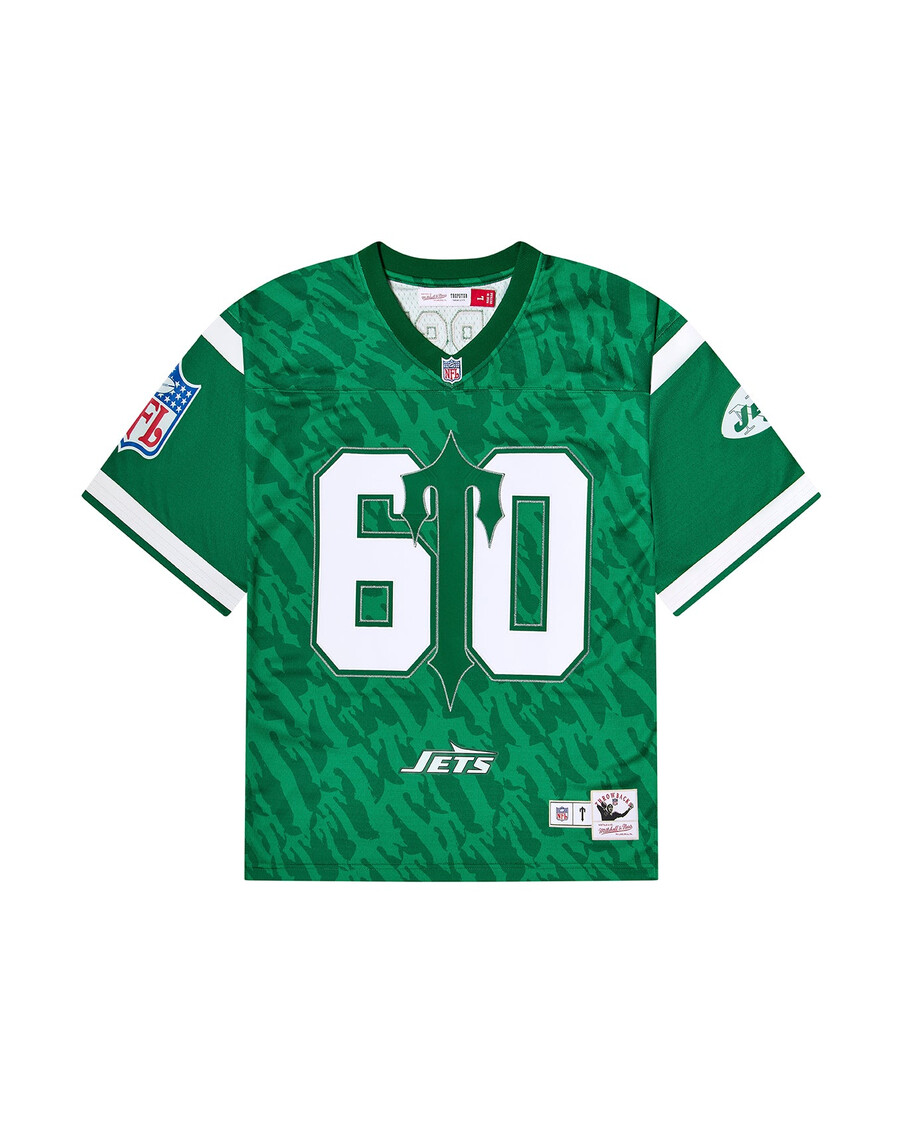 60-jähriges jubiläum – trapstar x nfl jets legacy jersey – grün