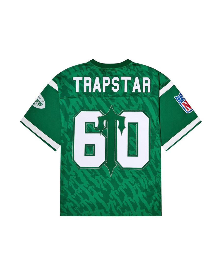 60-jähriges jubiläum – trapstar x nfl jets legacy jersey – grün