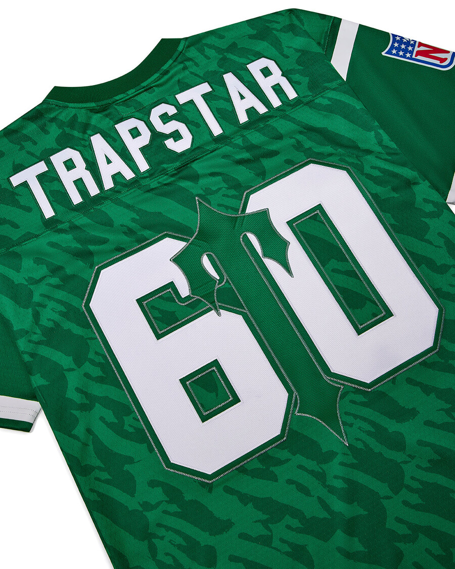 60-jähriges jubiläum – trapstar x nfl jets legacy jersey – grün