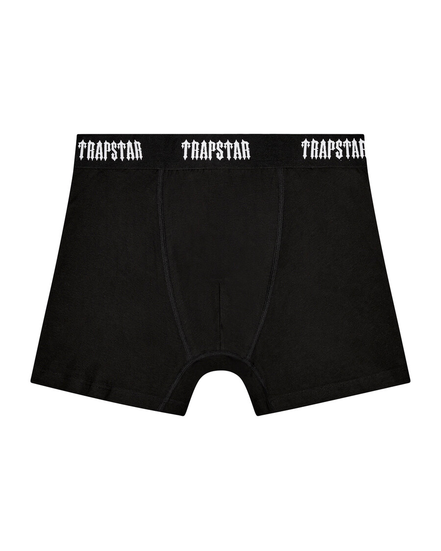 3er-pack boxershorts – schwarz mit schwarzem bund*